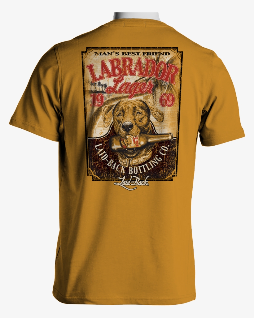 Labrador Lager Men's Chill T Shirt - Beach T Shirts Mens, transparent png download