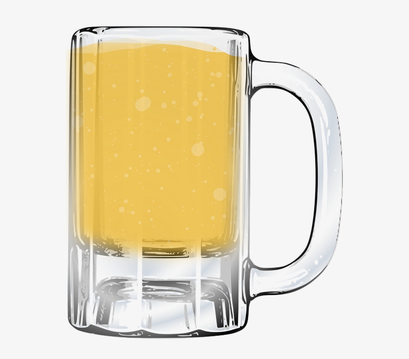 Empty Beer Glass Png, transparent png download