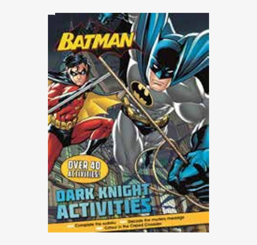 Batman Dark Knight Activity Book 48pp - Batman, transparent png download