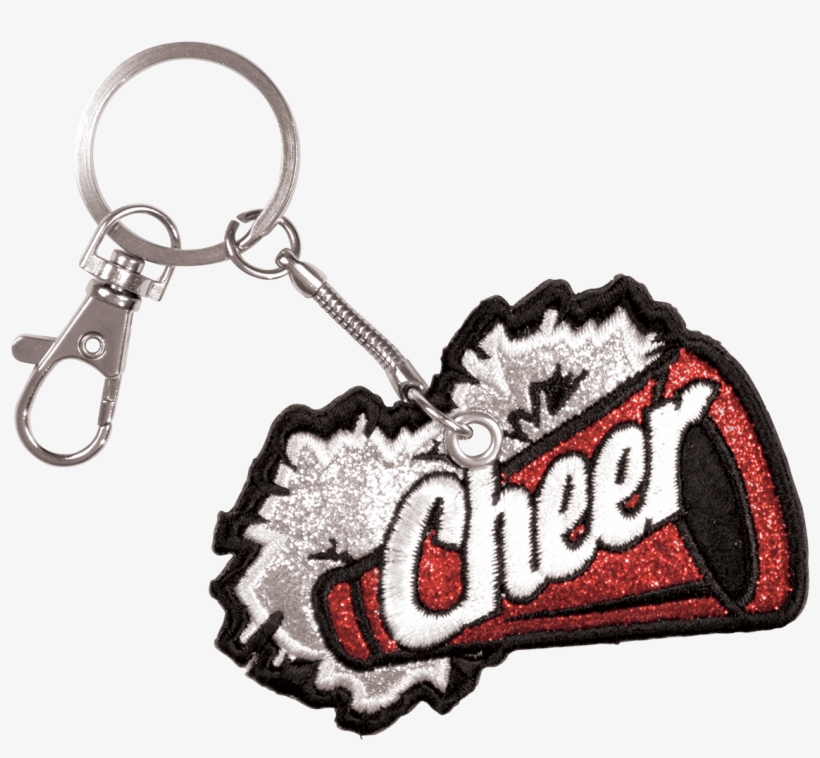 New Megaphone And Pom Keychain - Keychain, transparent png download
