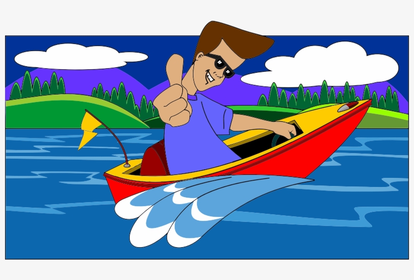 Medium Image - Motor Boat Clipart Png, transparent png download