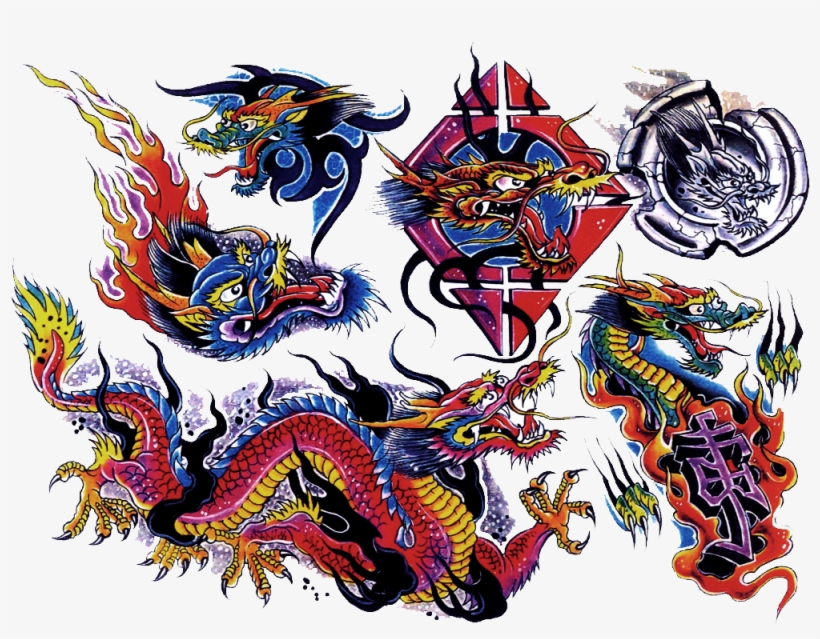 Colour Flash Tattoo Design Img33, transparent png download