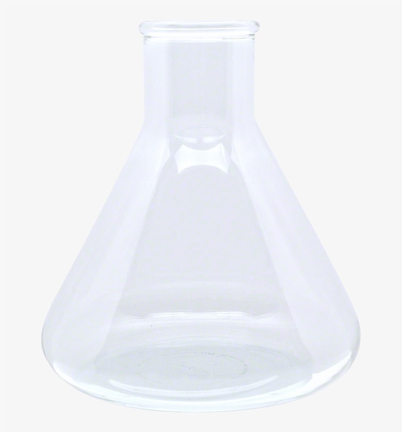 2800 Ml Glass Erlenmeyer Fermentation Flask - Glass Bottle, transparent png download