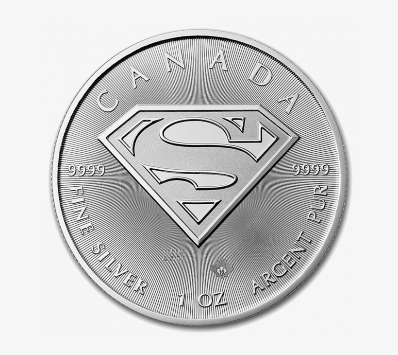 1 Oz Superman - 1 Oz Superman ™ Silver, transparent png download