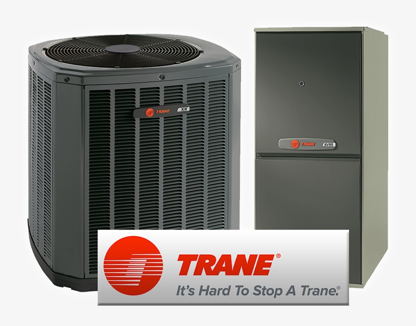 Image Of Furnace And Air-conditioning Unit With Trane - Trane, transparent png download