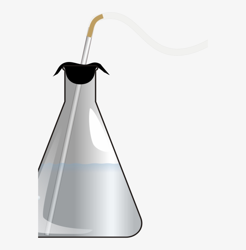 Bubbling Erlenmeyer, transparent png download