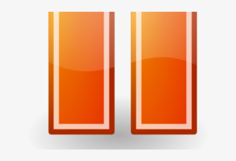 Pause Button Clipart Stop - Illustration, transparent png download