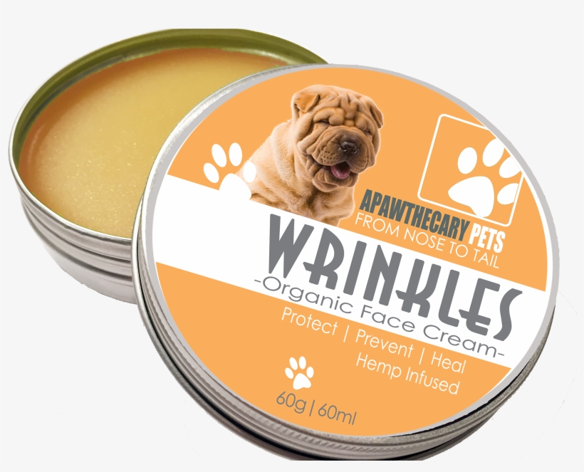 Wrinkles Organic Face Cream - Shar Pei, transparent png download