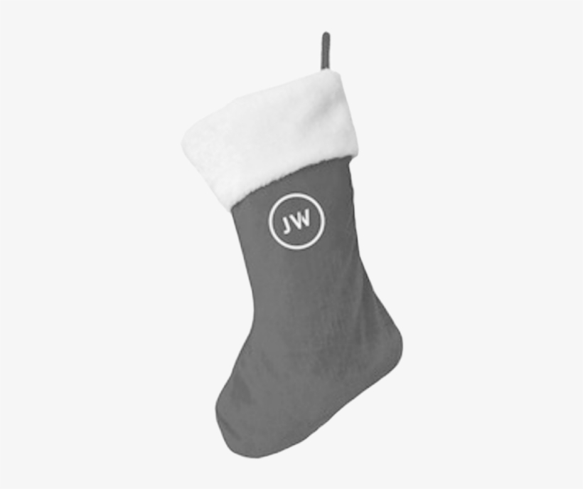 Jw Christmas Stocking - Sock, transparent png download