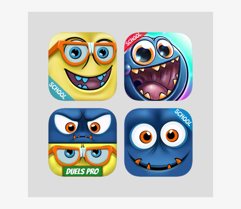 Monster Math Numbers School Bundle 9, transparent png download