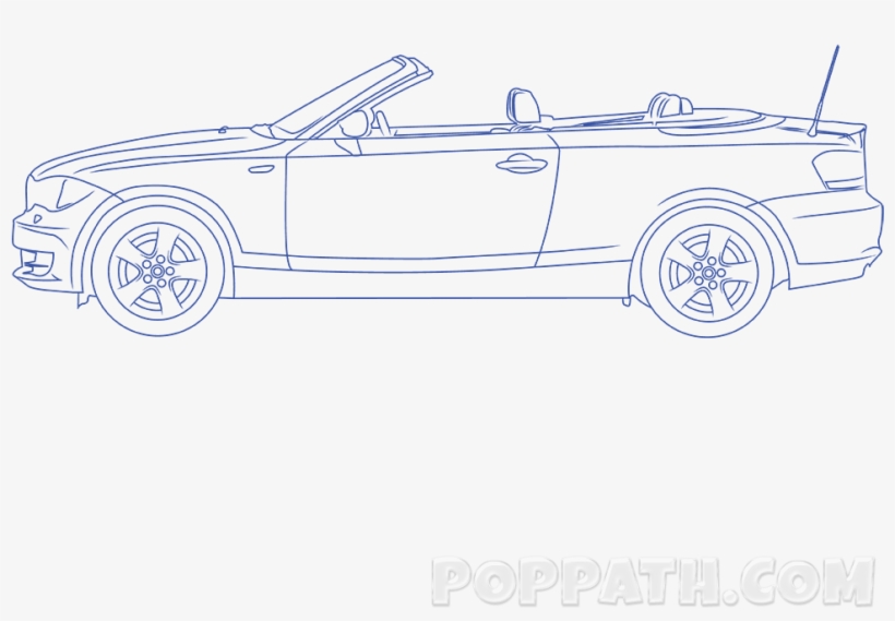 Choose The Best Color You Like And Shade In The Convertible - Convertible, transparent png download