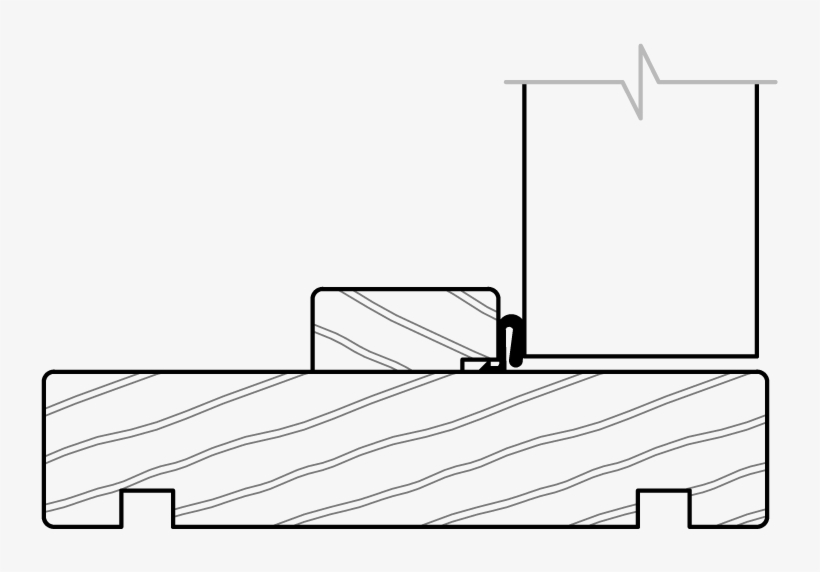 Fire Door Jamb - Grooved Jamb, transparent png download