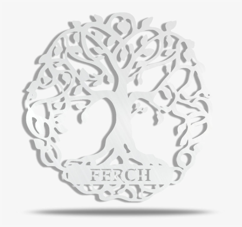 Tree Of Life Metal Wall Sign - Circle, transparent png download