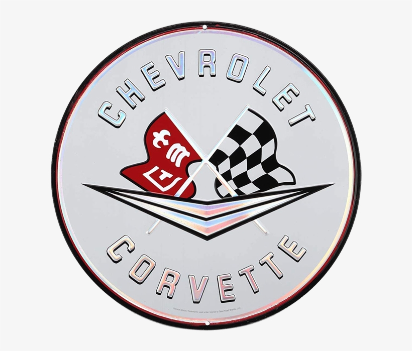 Corvette Heritage Metal Sign - Corvette, transparent png download