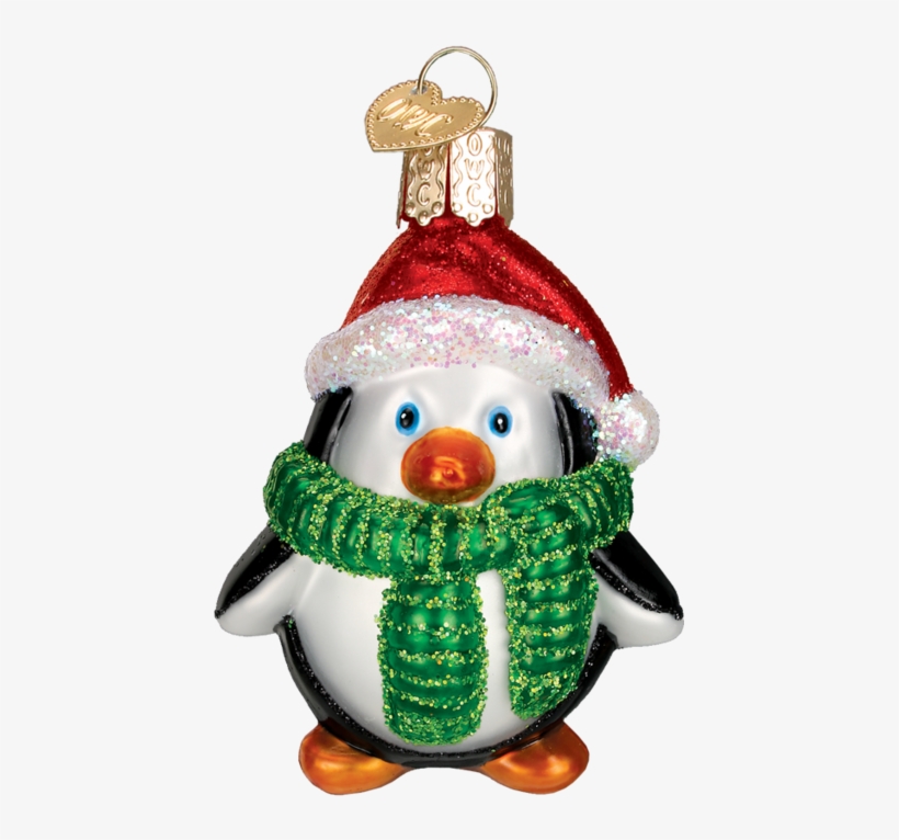 Playful Penguin Ornament - Penguin Christmas Ornament, transparent png download