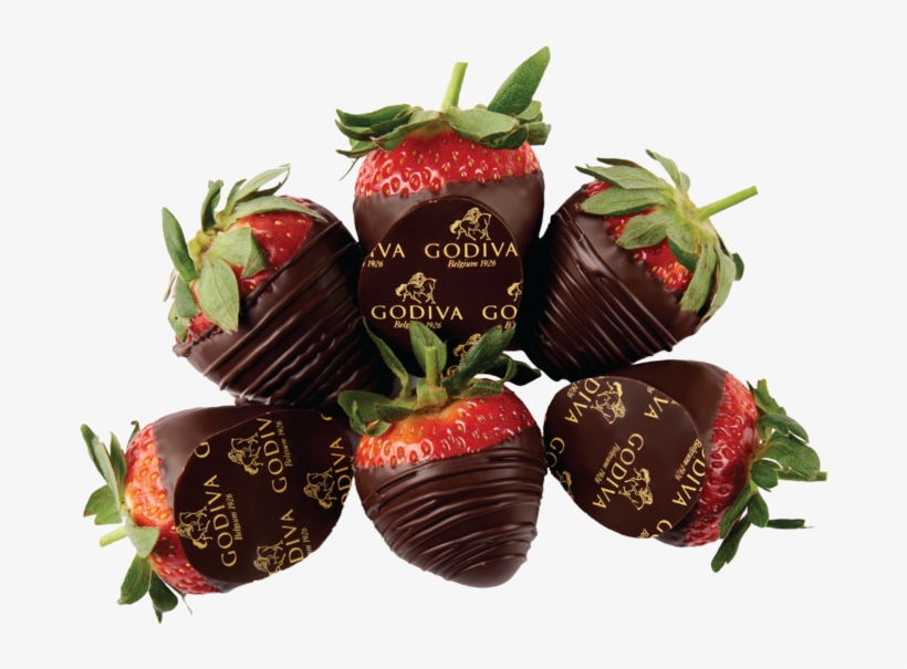 12 X Dark Chocolate Dipped Strawberry - Strawberry, transparent png download
