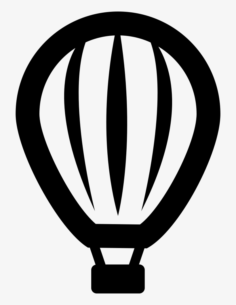 Striped Hot Air Balloon Comments - Globo Aerostatico Clipart, transparent png download