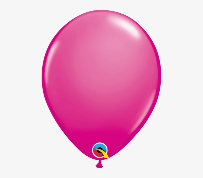 Qualatex Wild Berry Pink 11" Helium Quality Fashion - Wild Berry Latex Balloon, transparent png download