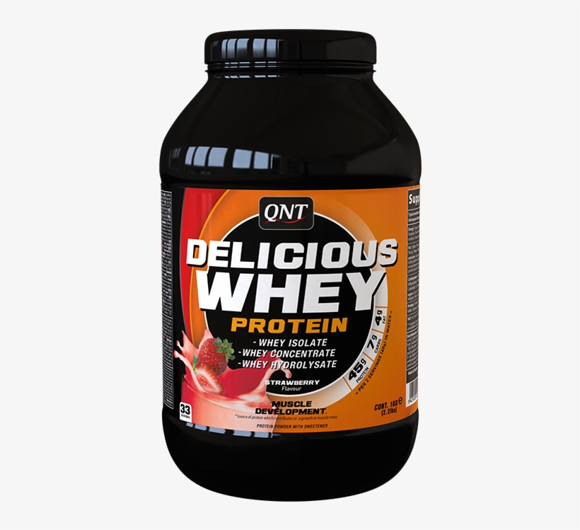 Qnt Direct Delicious Whey Fresa 908 G - Meta Whey Protein, transparent png download