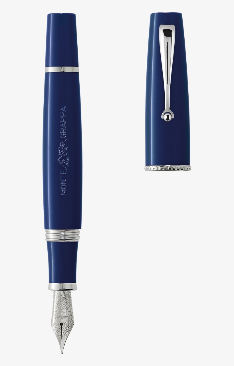 Monte Grappa By Montegrappa Fountain Pen, Navy Blue, - Fountain Pen, transparent png download