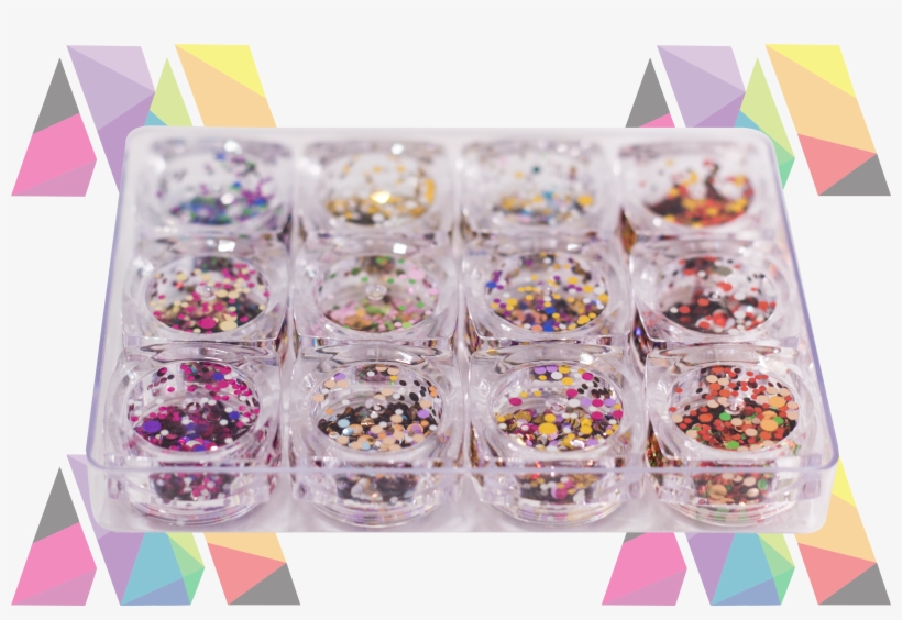 Shiny Confetti Glitter Pack, transparent png download