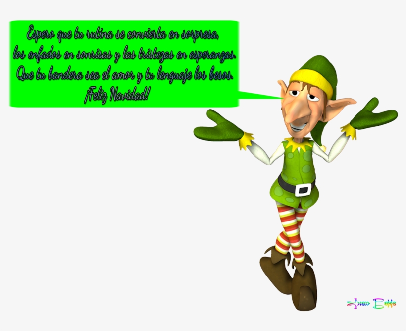 Frase Fondo Transparente - Duenda De Santa Claus, transparent png download