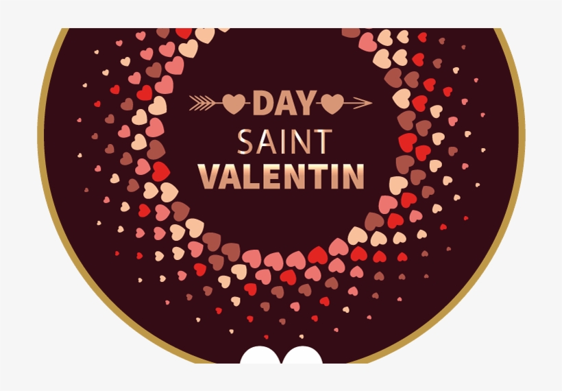 St Valentin Rond - Valentine's Day, transparent png download