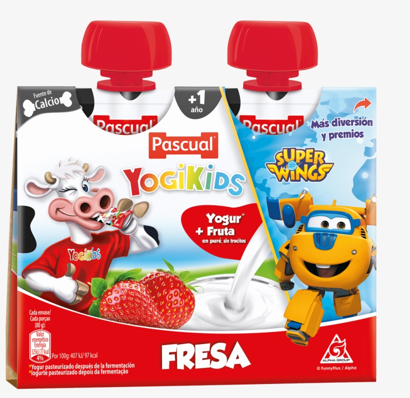 Yogur Niños Pascual Fresa - Calidad Pascual, transparent png download
