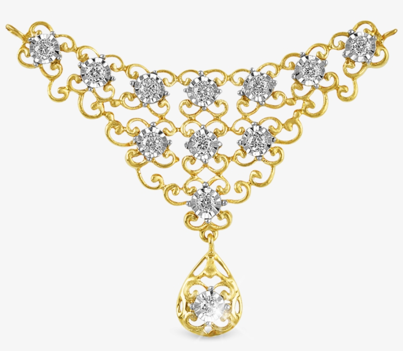 Orra Crown Star Diamond Tanmaniya - Necklace, transparent png download