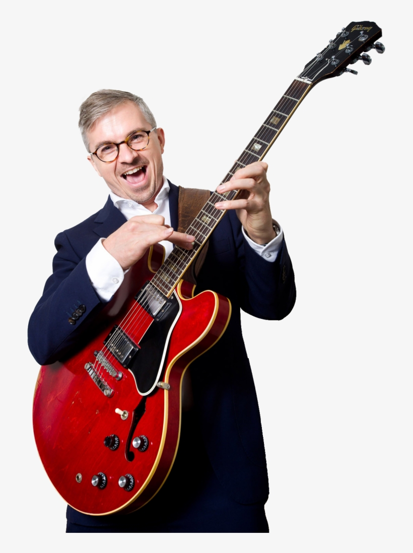 “i Am A Jazz Guitar Player And Music Addict” - Electric Guitar, transparent png download