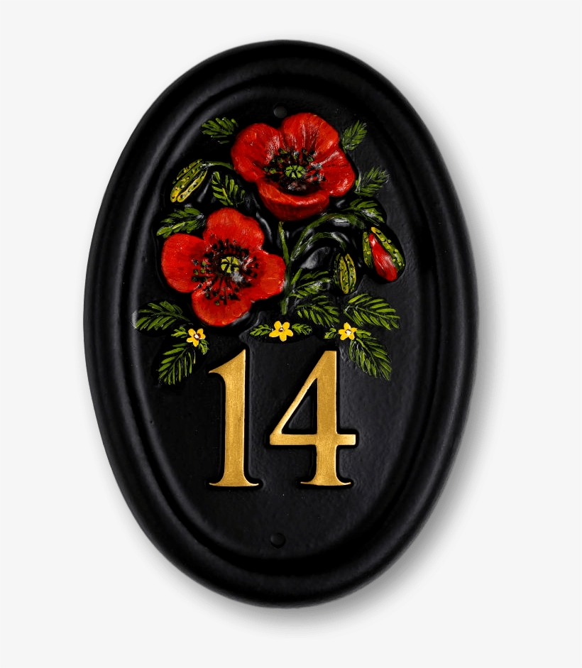 Poppies House Sign - Poppy, transparent png download