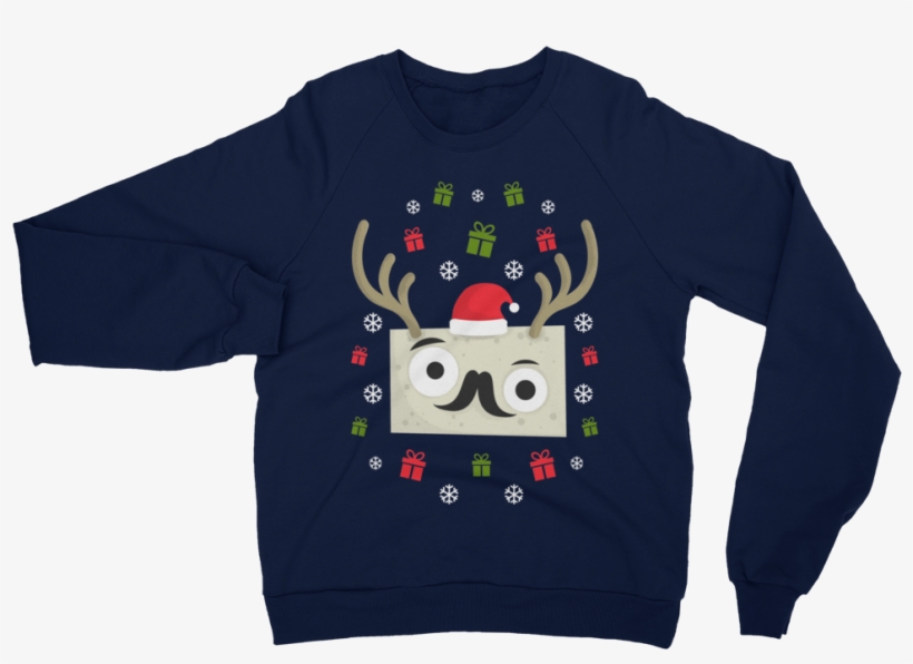 Tofu Christmas Reindeer - Sweater, transparent png download
