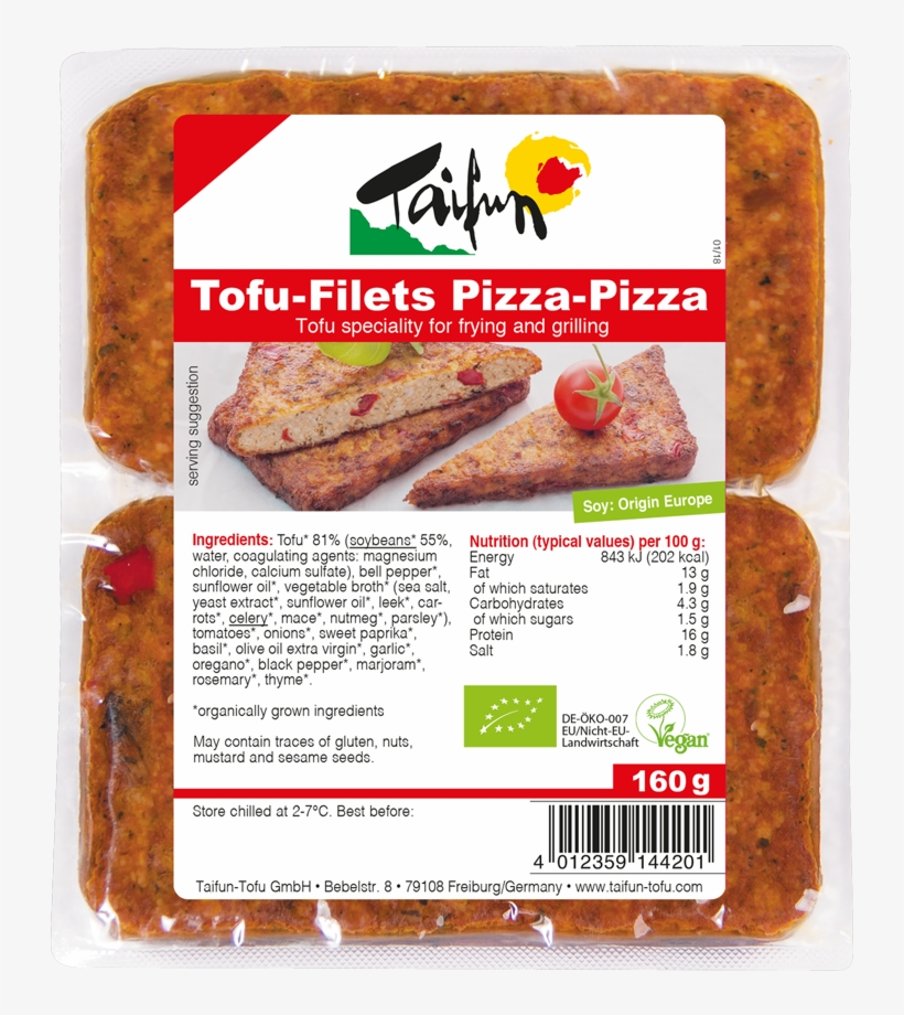 Tofu Filets Pizza Pizza - Tofu Pizza Taifun, transparent png download