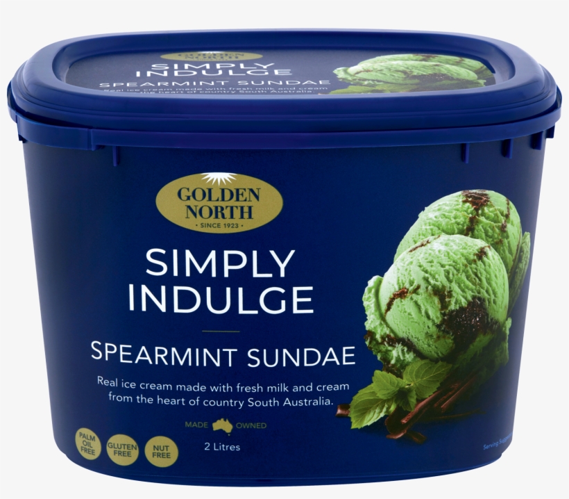Simply Indulge Spearmint Sundae - Boysenberry Ice Cream Tub, transparent png download