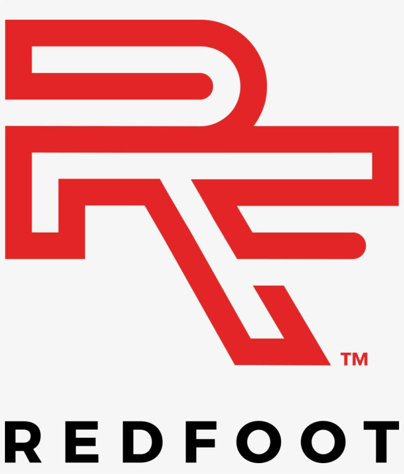 Redfoot Vertical Light Red - Graphic Design, transparent png download