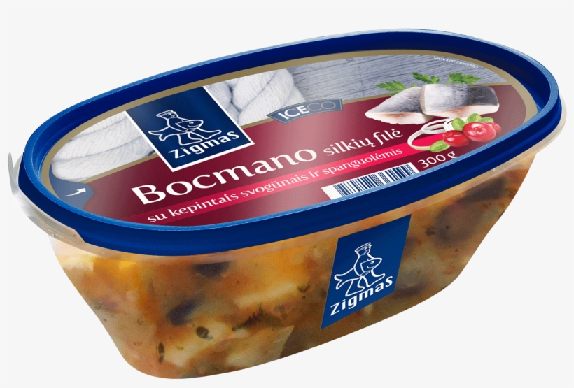 Bocmano Pickled Herring Fillet With Fried Onions And - Onion Herring, transparent png download