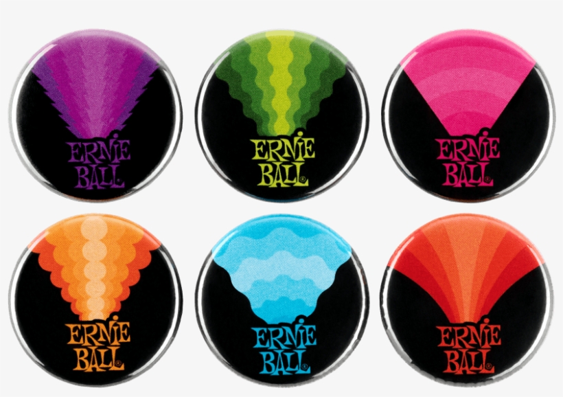 Colors Of Rock'n'roll 1'' Assorted Buttons - Ernie Ball, transparent png download