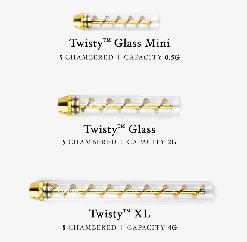 Twisty Glass Blunt By 7pipe - Western Concert Flute, transparent png download