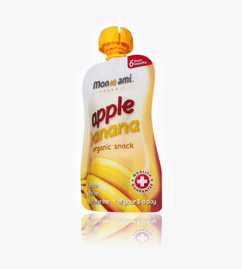 Apple With Banana - Banana, transparent png download