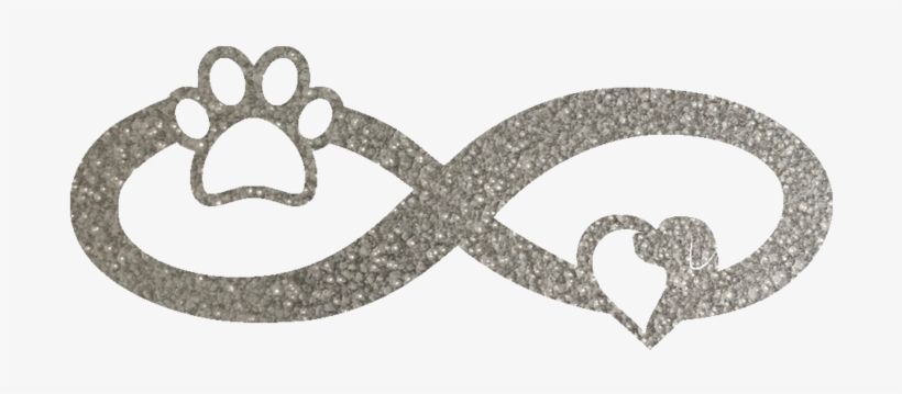 Infinity Paw Metal Wall Sign - Paw, transparent png download