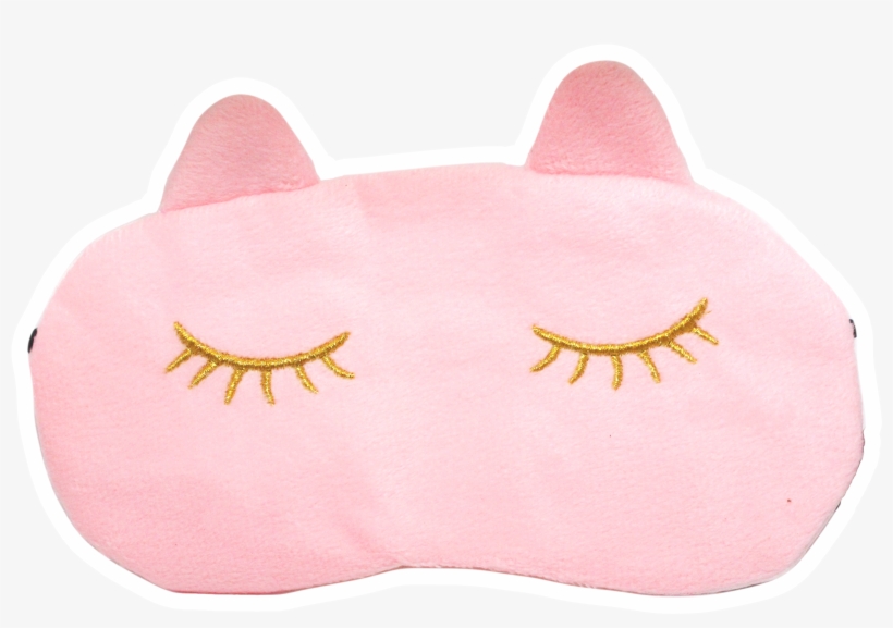 Sleeping Kitty Pretty Lashes Sleeping Mask, - Plush, transparent png download