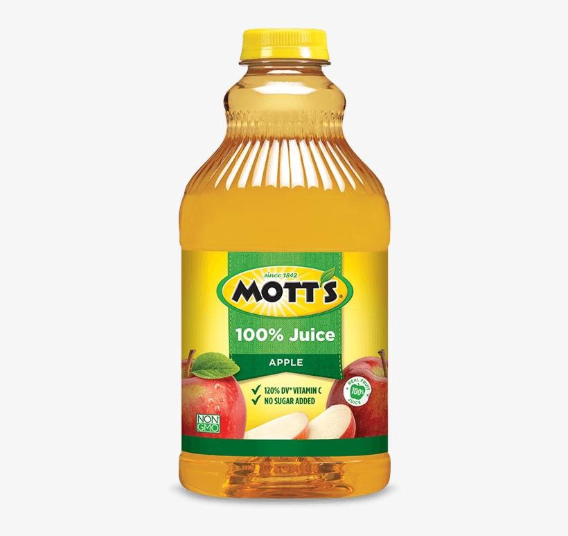 Mott's 100 Original Apple Juice - Mott's Apple Juice, transparent png download