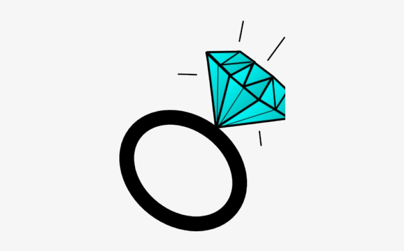 Ring Clipart Engagement Ring - Triangle, transparent png download