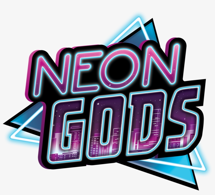Neon Gods Title - Graphic Design, transparent png download