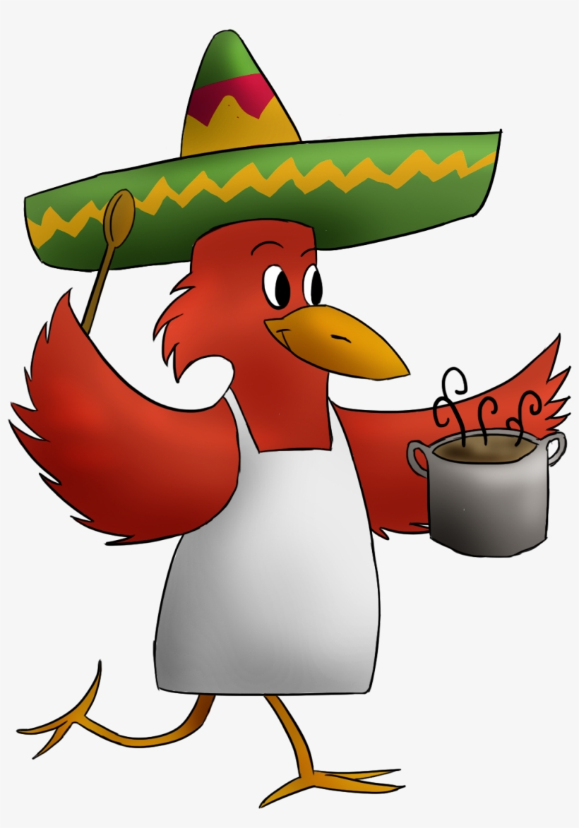 Chicken Enchiladas With Red Sauce - Cartoon, transparent png download