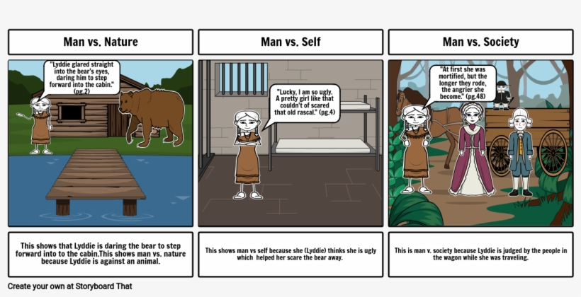 Conflict In Lyddie By Beth And Elna - Comics, transparent png download