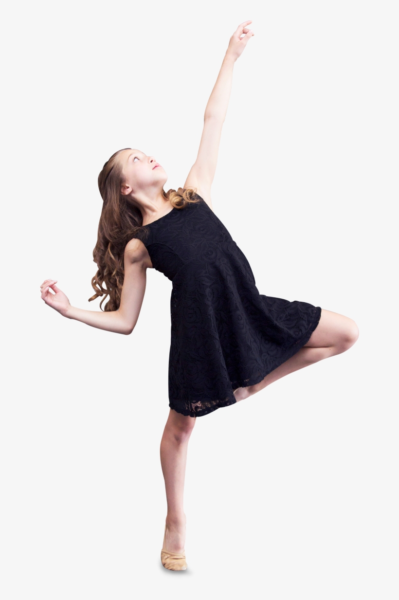 A Step Above Dance - Contemporary Dancing Girl Png, transparent png download