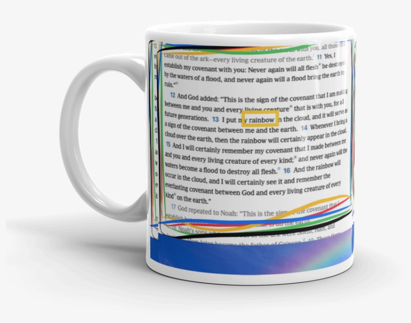 Rainbow Covenant Mug - Beer Stein, transparent png download