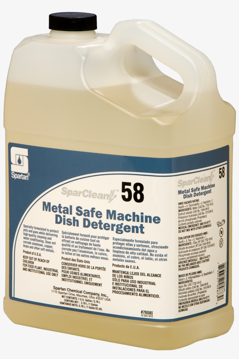 765804i Sparclean Metal Safe Machine Dish Detergent, transparent png download