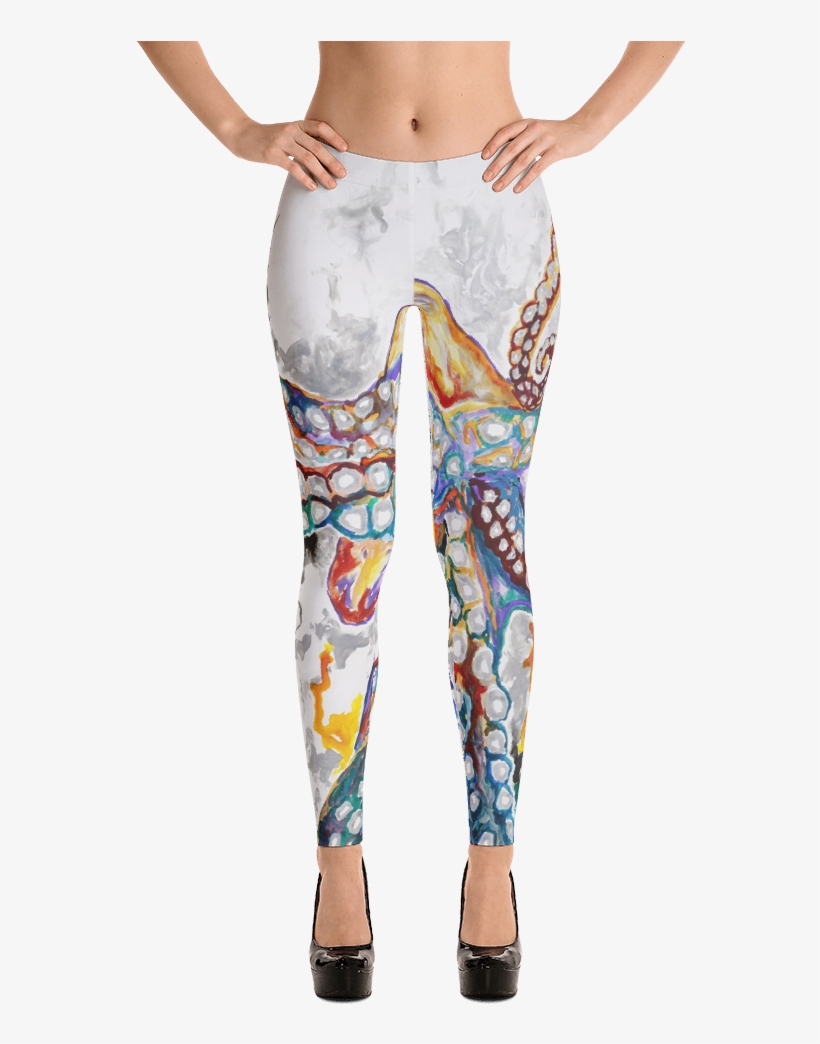Achelois The Audacious Octopus Leggins Printfile Default, transparent png download